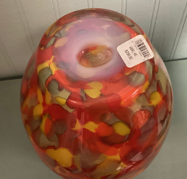 Fenton Limited Edition Dave Fetty Art Glass Vase
