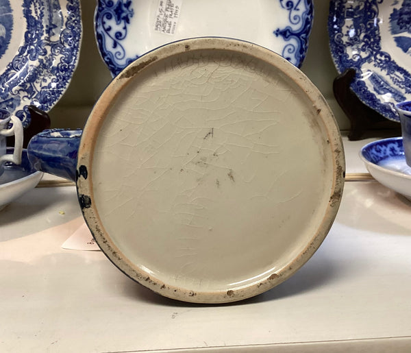 Old Sleepy Eye Cobalt & White Pitcher