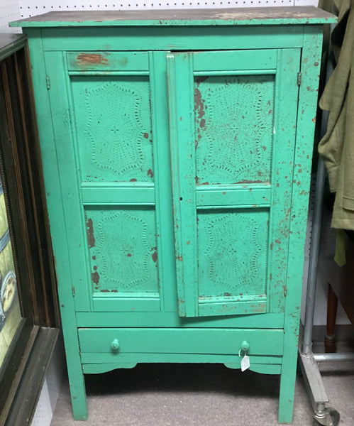Virginia Green Painted Pie Safe