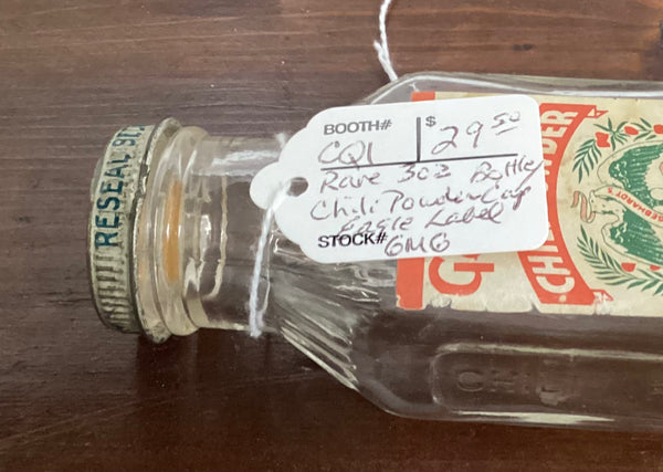 Vintage Advertising Bottle Gephardt’s Eagle Chili Powder