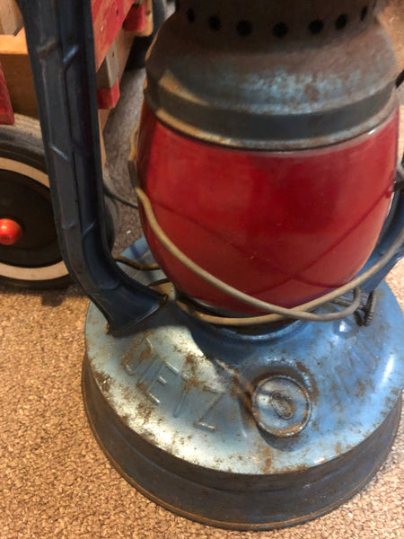 Vintage Dietz No. 100 Blue Lantern