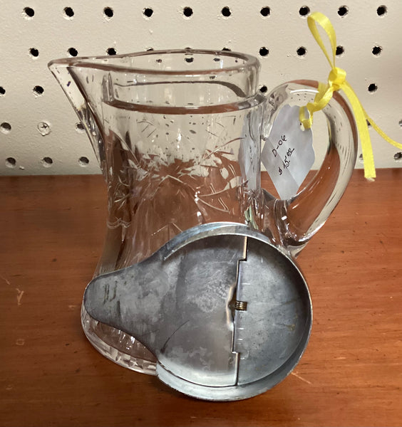 Heisey Glass Syrup Pitcher