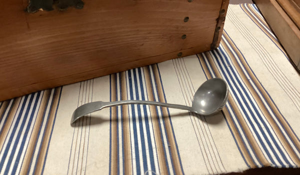 19th Century Philip Ashley & Son Pewter Toddy Ladle