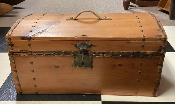 Antique Small Dome Top Trunk