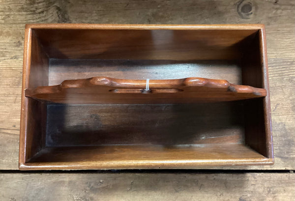 Walnut Cutlery Tray w/ Cut-Out Handle made S.W. Virginia