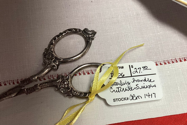 Sterling Silver Handled Curved Blade Cuticle Scissors