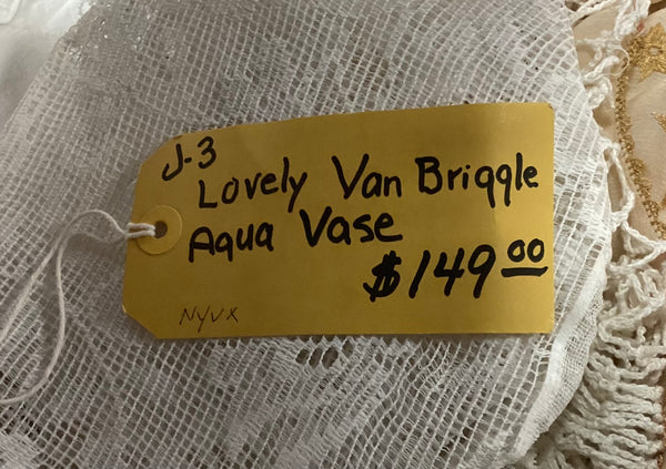 Vintage Collectible Aqua Van Briggle Art Pottery Bud Vase