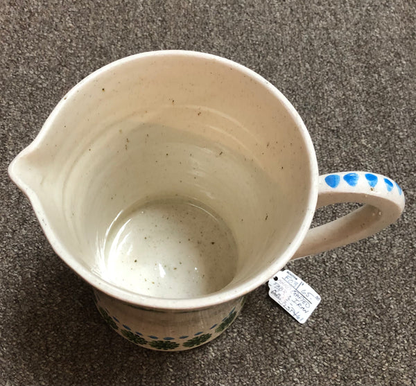 Hand Crafted Pottery Pitcher Made in Tabriz Iran