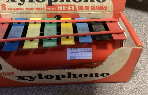 Tudor Tru-Tone 8 Note Xylophone in Original Box