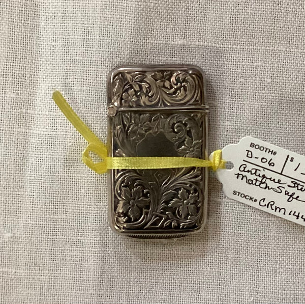 Antique Sterling Silver Match Safe