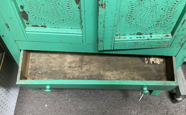 Virginia Green Painted Pie Safe