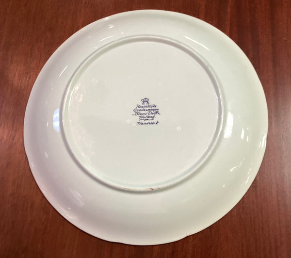 Delft Blue and White Floral Charger