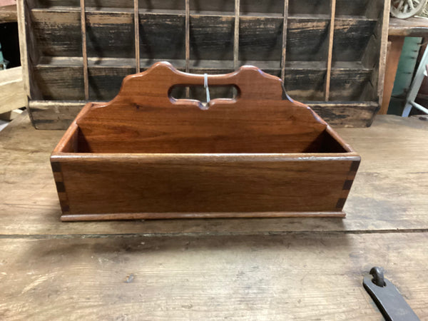 Walnut Cutlery Tray w/ Cut-Out Handle made S.W. Virginia