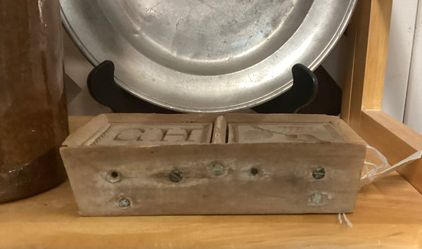 Wooden Antique Butter Mold