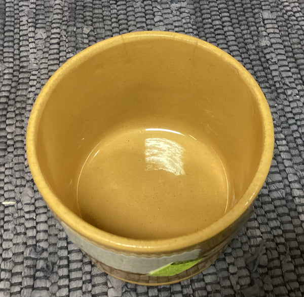 19th Century Yelloware Butter Crock w/ Lid