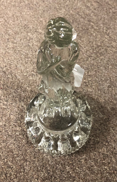 Cambridge Glass Bashful Charlotte Vintage Figural Flower Frog