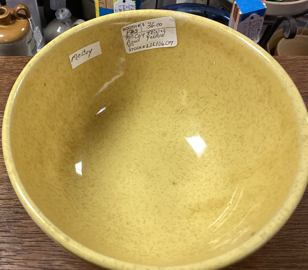 McCoy Yellow Mixing Bowl
