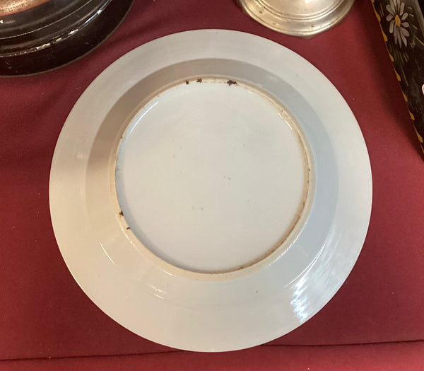Nine Inch Blue Canton Porcelain Plate