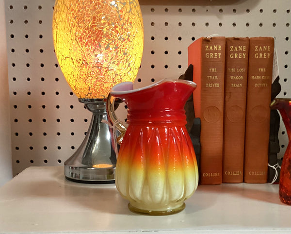 Kanawha Amberina Cased Glass Pitcher