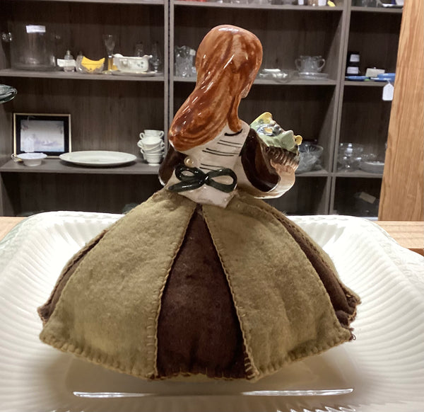 Hand-Crafted Vintage Girl Pin Cushion