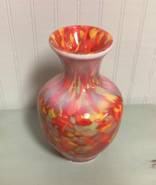 Fenton Limited Edition Dave Fetty Art Glass Vase