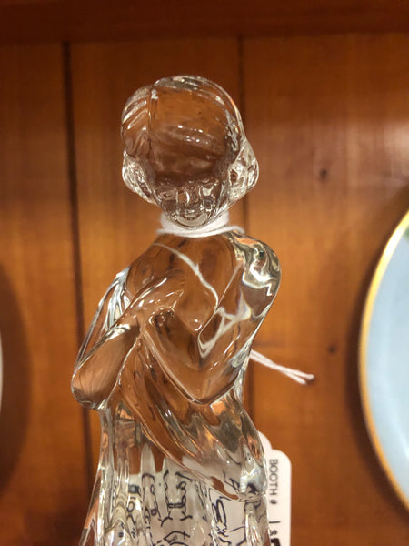 Cambridge Glass Bashful Charlotte Vintage Figural Flower Frog