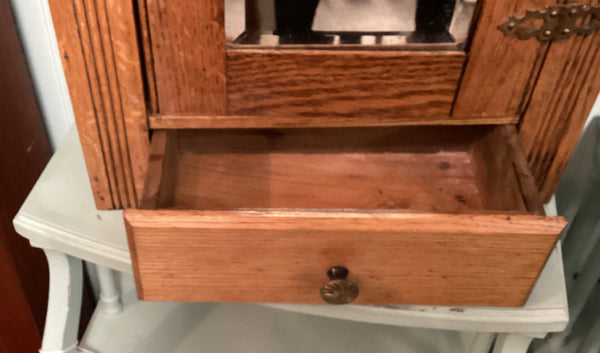 Antique Oak Medicine Cabinet