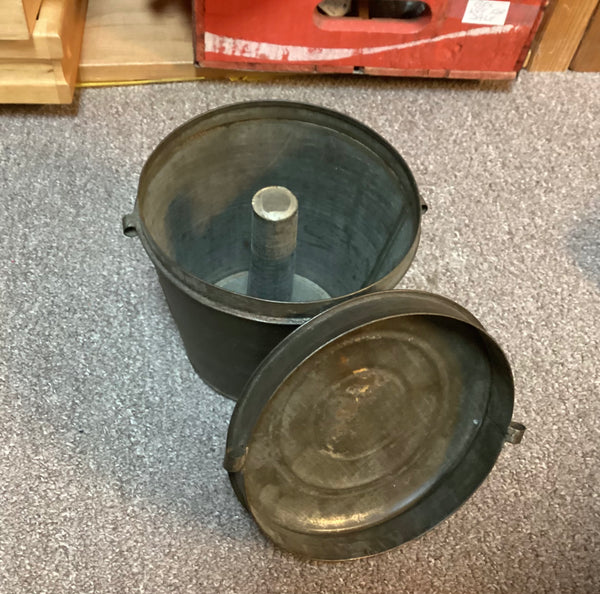 Antique  Primitive Tin #2 Pudding Mold