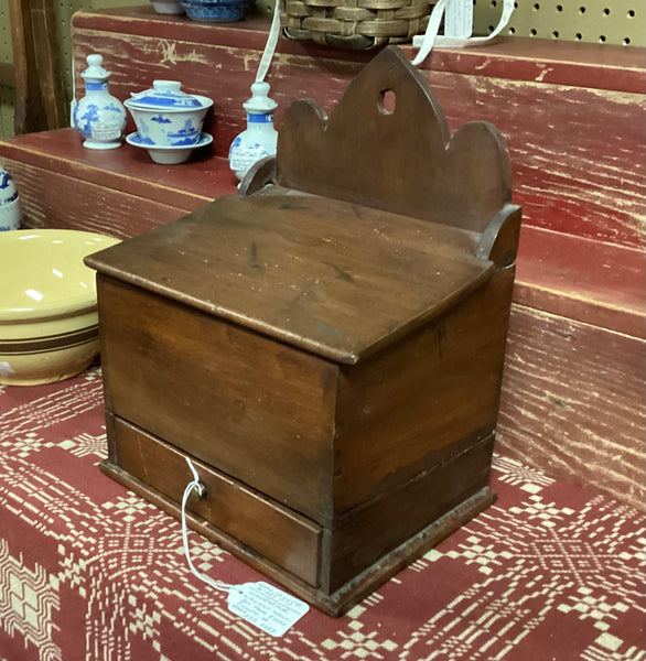 Walnut Hanging Wall Box w/ Lid