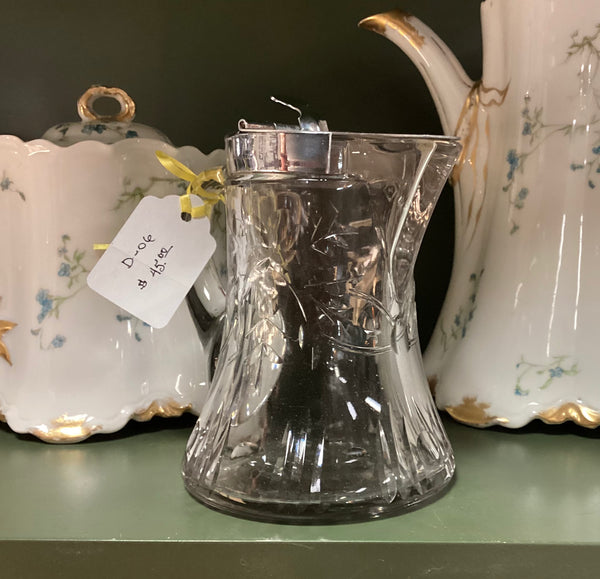 Heisey Glass Syrup Pitcher