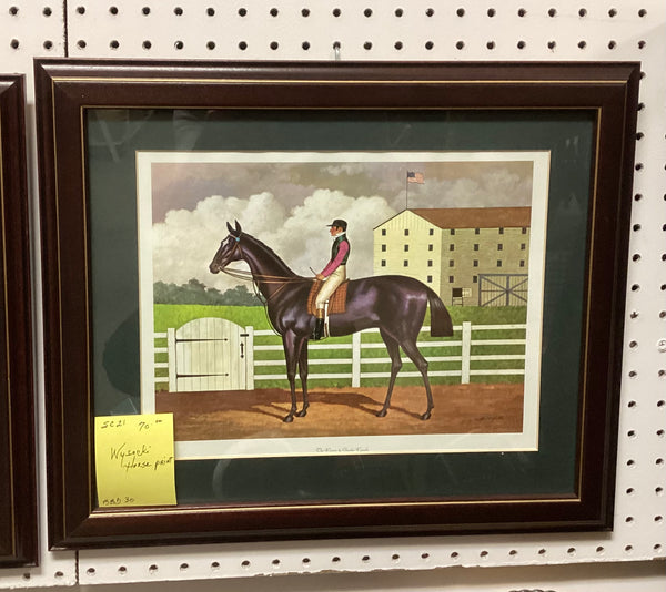 Framed Art Print "The Winner" by Charles Wysocki
