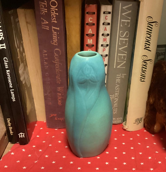 Vintage Collectible Aqua Van Briggle Art Pottery Bud Vase