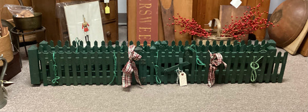 Antique Christmas Tree Picket Fence Circa 1900