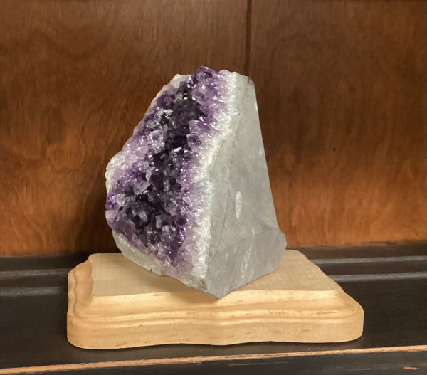 Collectible Dark Purple Natural Amethyst Cluster