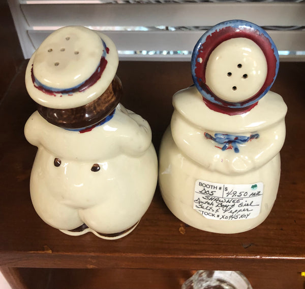 Shawnee Pottery Dutch Boy & Girl Salt & Pepper Set