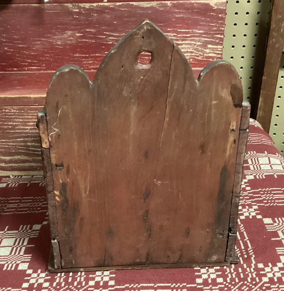 Walnut Hanging Wall Box w/ Lid