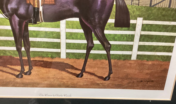 Framed Art Print "The Winner" by Charles Wysocki