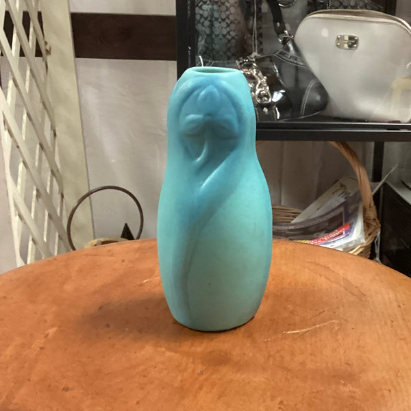 Vintage Collectible Aqua Van Briggle Art Pottery Bud Vase