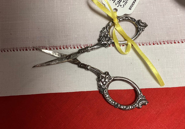 Sterling Silver Handled Curved Blade Cuticle Scissors