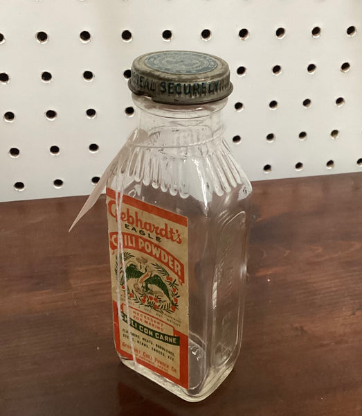 Vintage Advertising Bottle Gephardt’s Eagle Chili Powder