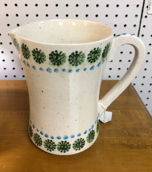 Hand Crafted Pottery Pitcher Made in Tabriz Iran