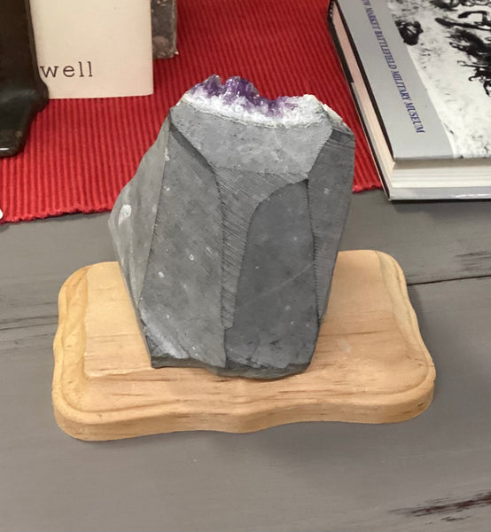 Collectible Dark Purple Natural Amethyst Cluster