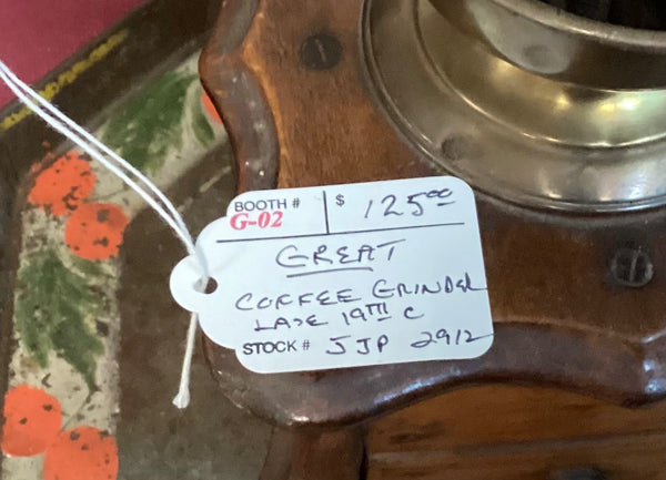 Late 19th Century Coffee Grinder