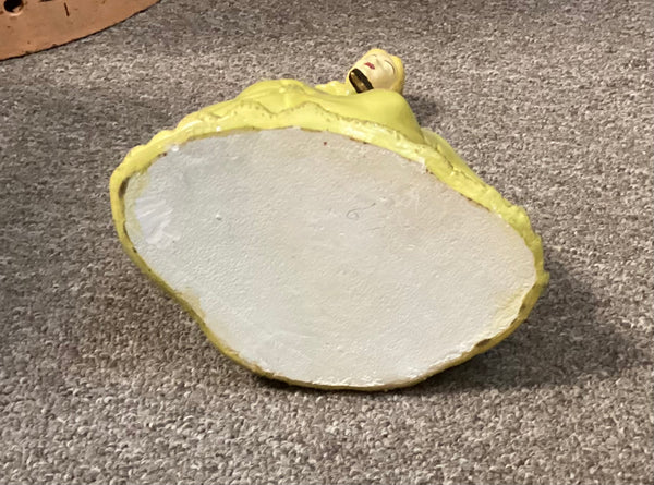 Vintage Hand Painted Chalkware Southern Belle Figure