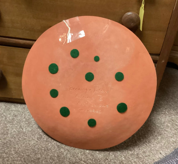 Breininger Pottery Redware Plate