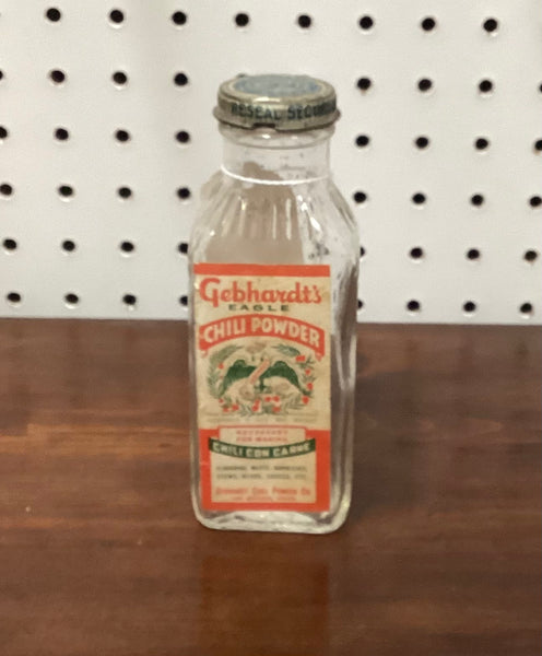 Vintage Advertising Bottle Gephardt’s Eagle Chili Powder