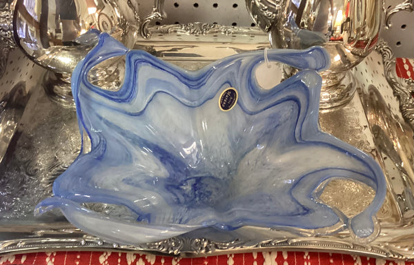 Murano Lavorazione Art Glass Bowl