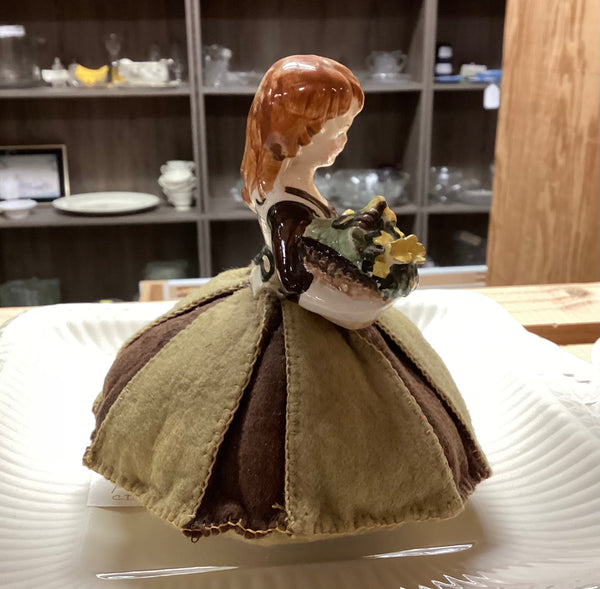 Hand-Crafted Vintage Girl Pin Cushion