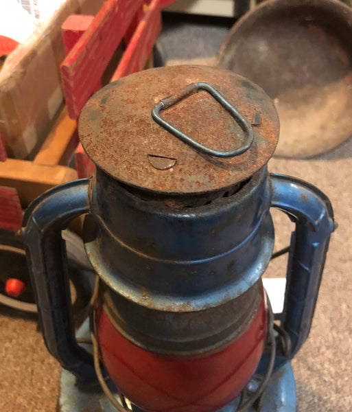 Vintage Dietz No. 100 Blue Lantern