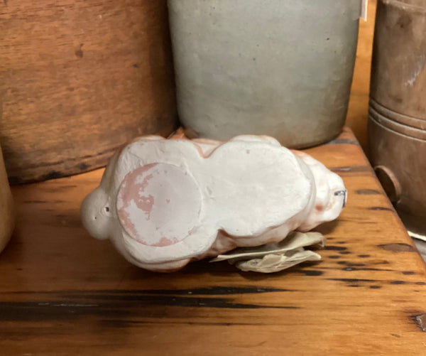 Vintage 1920-1930 German Chalkware Easter Rabbit Candy Container